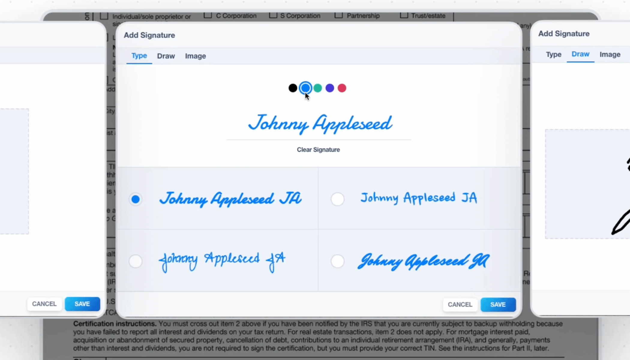 halsell esign app