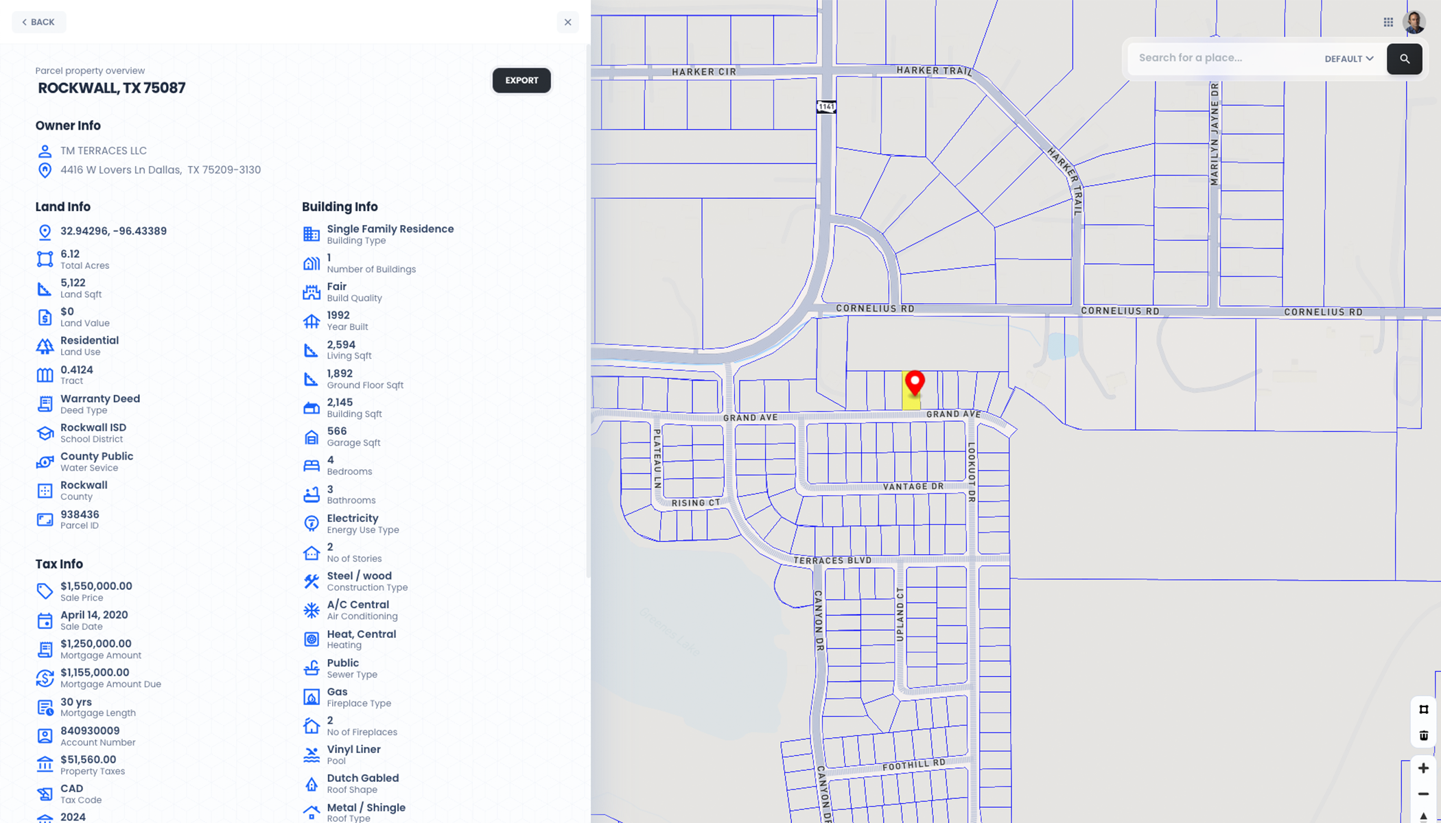 halsell parcel map
